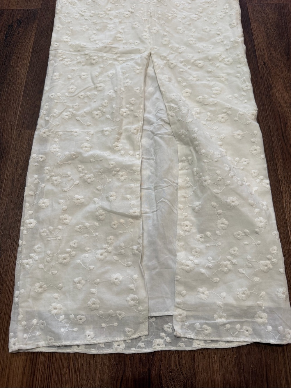 House Of Cb Sophina Embroidered Plunge V Neck Bustier Maxi Dress - Picture 7 of 7